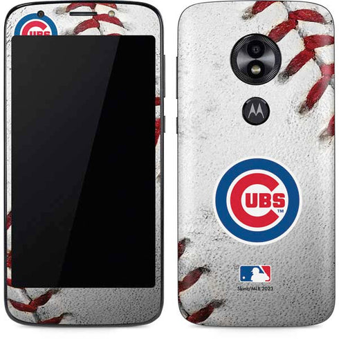 MLB Chicago Cubs Game Ball Moto E5 Play Skin